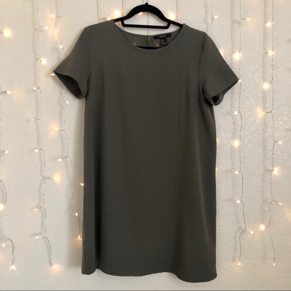 forever 21 shift dress (grey)